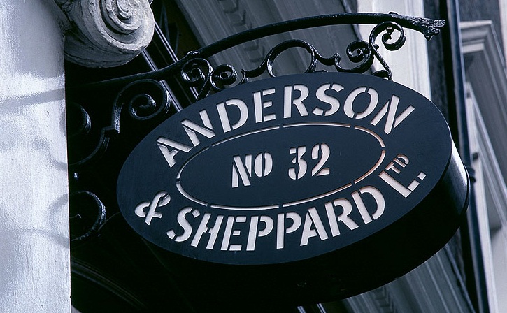 Anderson & Sheppard siūvykla elegantiškiausiems vyrams