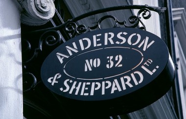 Anderson & Sheppard siūvykla elegantiškiausiems vyrams