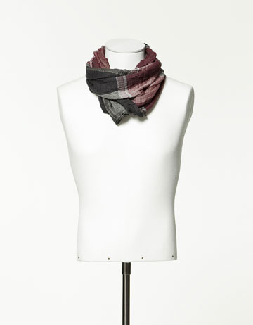 ZARA scarfs for men 2011