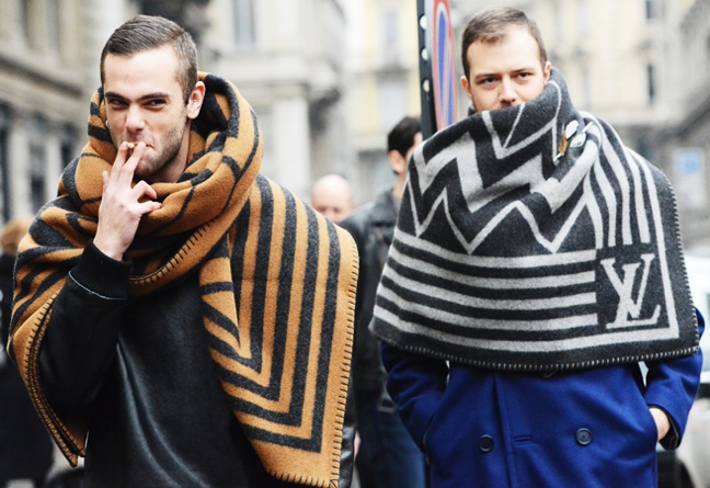 2013 rudens-žiemos vyrų gatvės stilius Paryžiuje