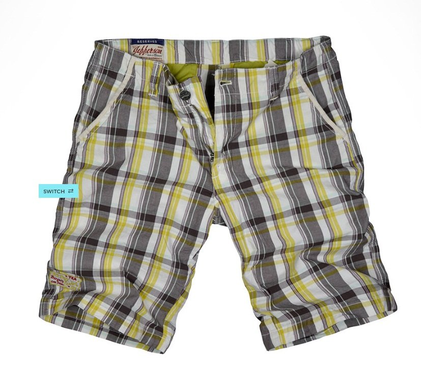 Reserved shorts for men