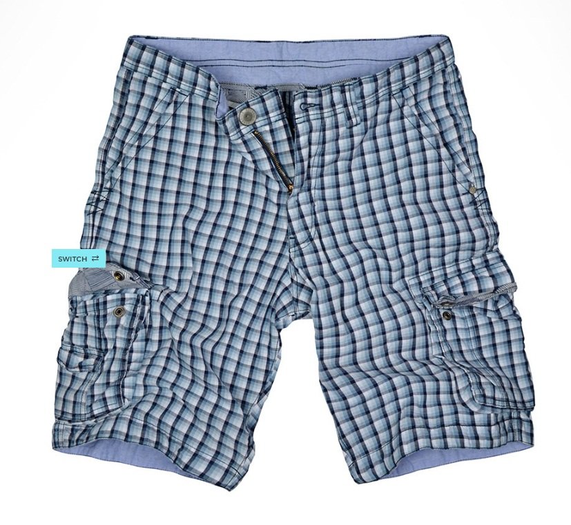 Reserved shorts for men