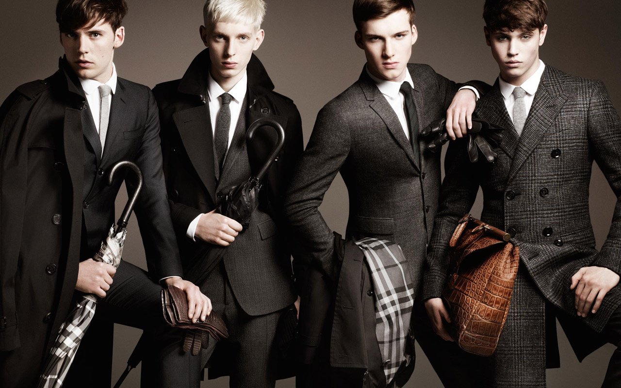 Burberry Žiemos Rudens 2011 kolekcija vyrams